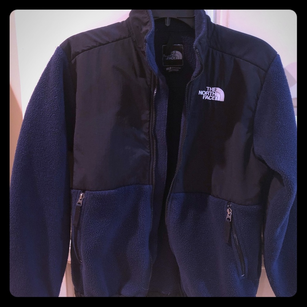 The North Face Jacket-Boys XL-Black and Blue